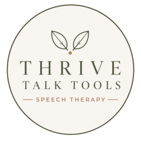 Thrive Talk Tools Speech Therapy