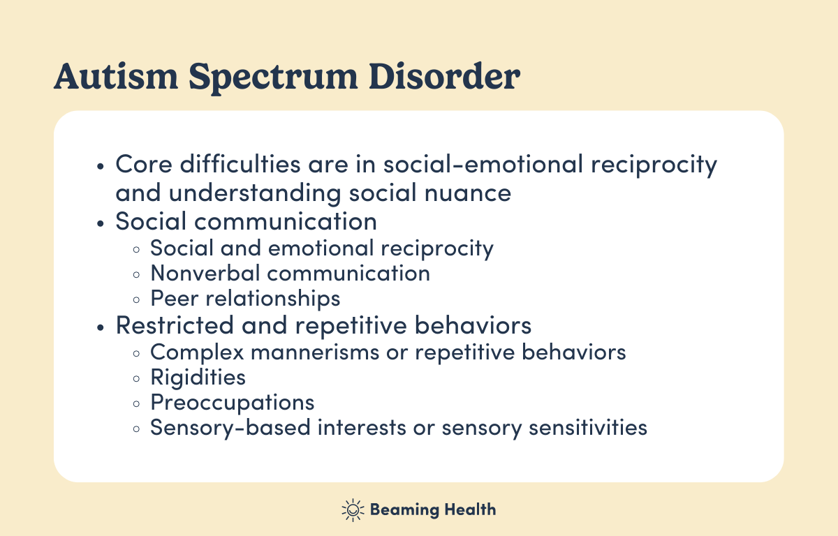 autism spectrum disorder beaming health education